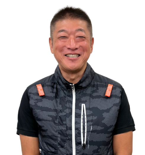 笑顔のオーナーの写真